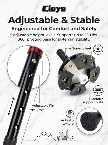 Your Perfect Companionfor Safer Walking.The Smart Cane keeps you supported and moving, no matteryour pace or journey.