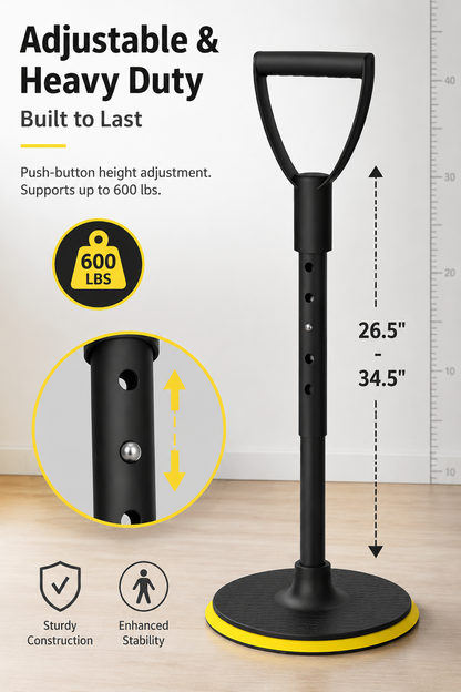 📢📢50% OFF !! ⏰Adjustable Height Standing Aid Tool for Mobility Support