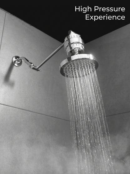 🔥High‑Pressure Boost Shower Head｜Full Plated For Powerful Rain‑Like Shower