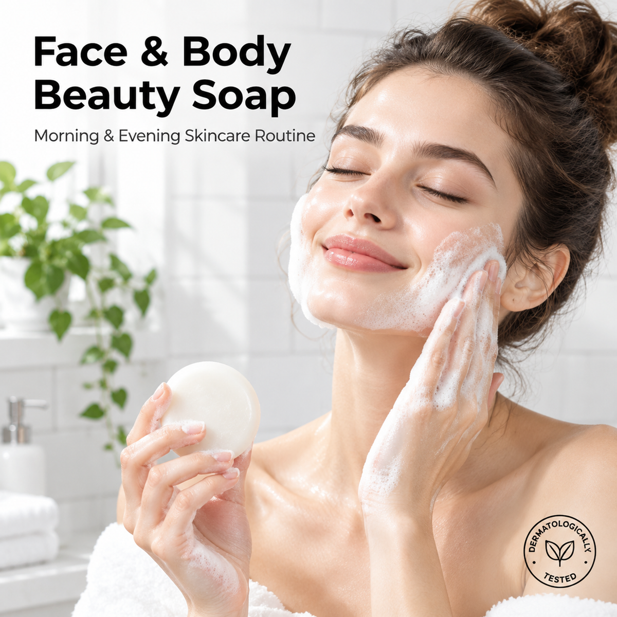 💥Buy 1 Get 1 Free！🛀Beauty Body Soap with Niacinamide and Papaya Extract