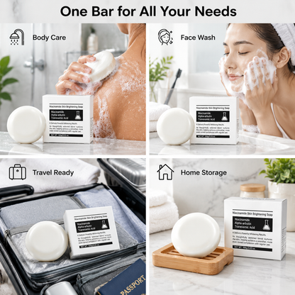 💥Buy 1 Get 1 Free！🛀Beauty Body Soap with Niacinamide and Papaya Extract