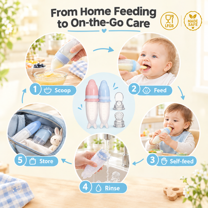 💥Buy 1 Get 1 Free 🧑‍🍼Multifunctional Baby Food Spoon