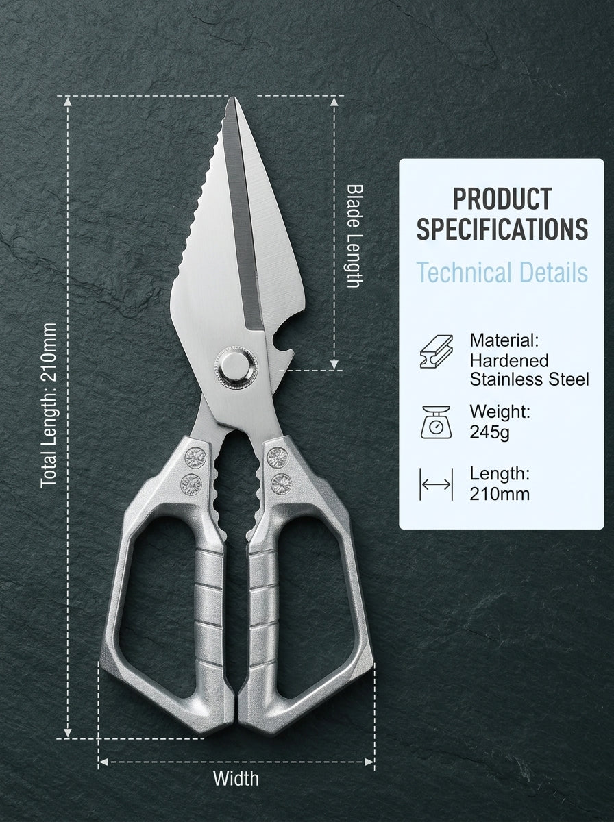 ⏳Limited-time 50% off⏰Multifunctional Heavy-Duty Kitchen Shears✂️🦴
