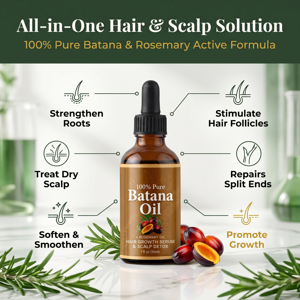 🔥🎁Buy 1 get 1 free🔥Advanced Hair Growth and Scalp Care Serum