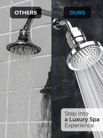 🔥High‑Pressure Boost Shower Head｜Full Plated For Powerful Rain‑Like Shower