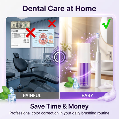 💕Buy 1 Get 1 Free🎁Purple Brightening Toothpaste Whitening Toothpaste