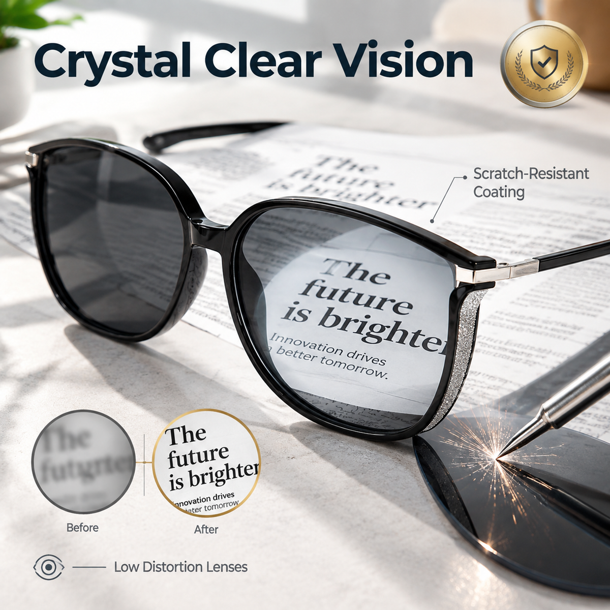 💥Buy 1 Get 1 Free 👓Auto‑Transition Photochromic Reading Glasses