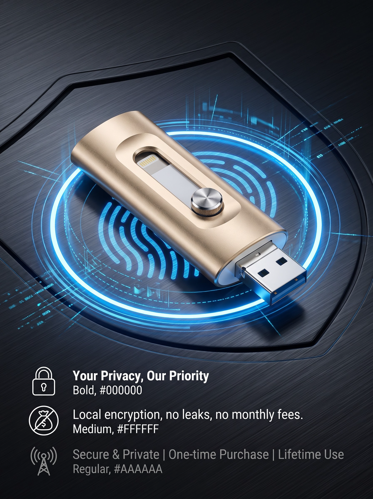 1TB Phone Flash Drive | Save Thousands of Photos & Videos
