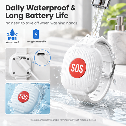 💥50% OFF 🆘 Elderly SOS Emergency Call Wristband