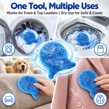 💥50% OFF  ✅Washing Machine Pet Hair Catcher Reusable Lint Remover