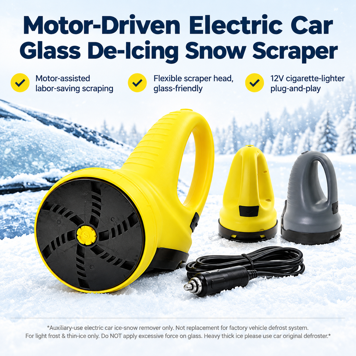 💥Last day: 50% off 🚗Cordless Electric Ice Scraper for Car Windows