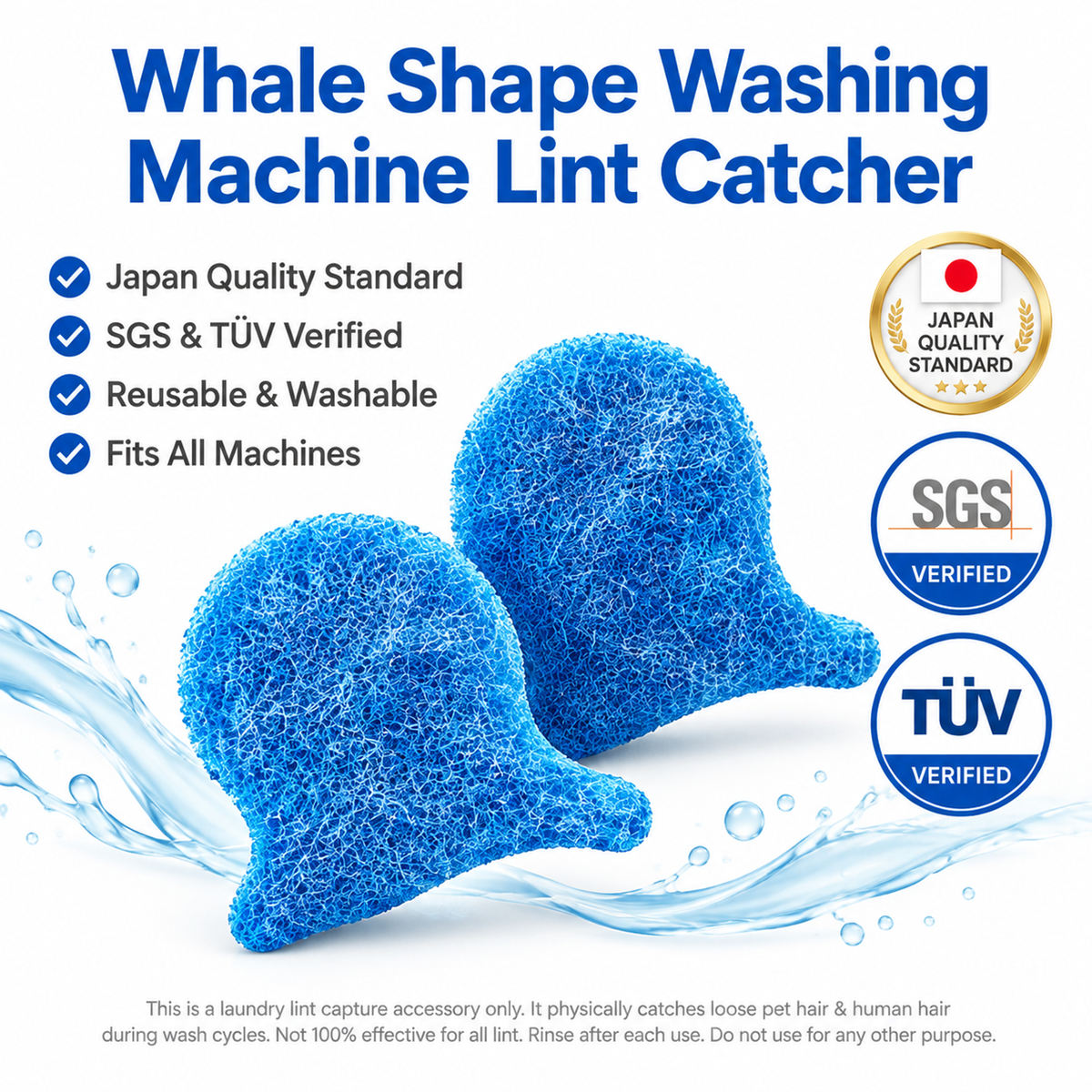 💥50% OFF  ✅Washing Machine Pet Hair Catcher Reusable Lint Remover