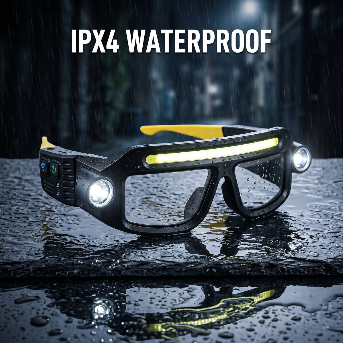 🔦 Multi-functional Rechargeable LED Headlamp Glasses