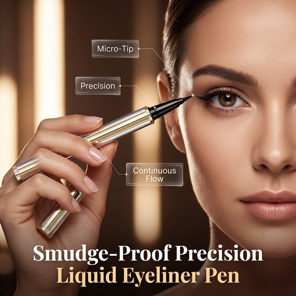 💕Buy 1 Get 1 Free🎁👁️24-Hour Smudge-Proof Precision Liquid Eyeliner Pen