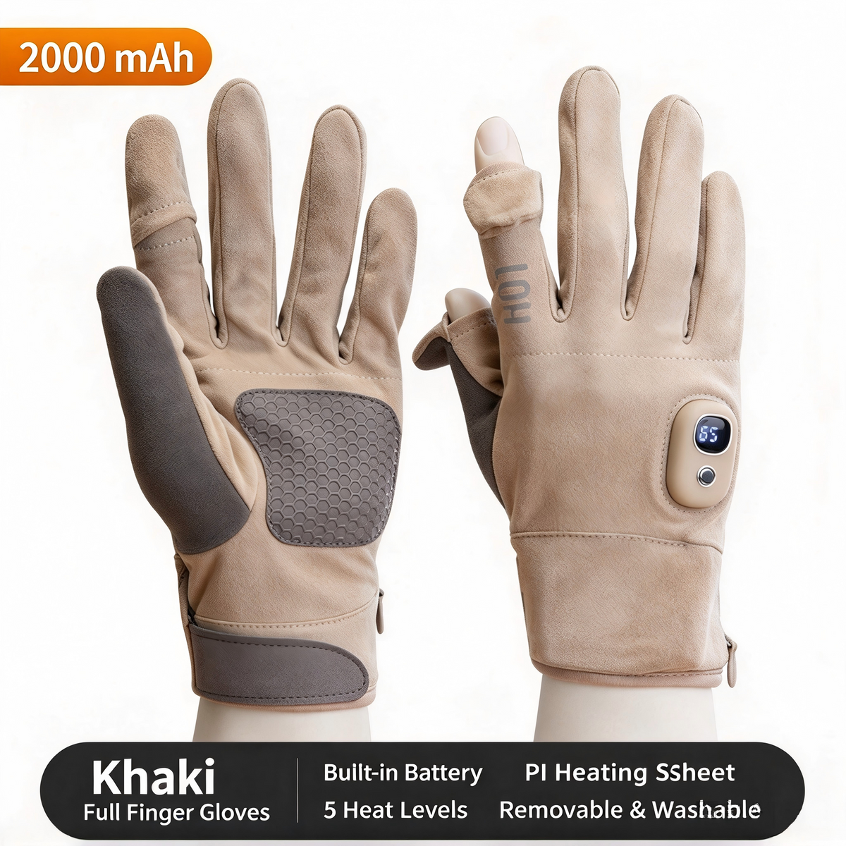 🧤❄️Rechargeable electric heated gloves for winter