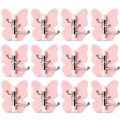🦋 Buy 1 Get 1 Free 🎁 4-Piece Set of Rotating Butterfly-Shaped Hooks