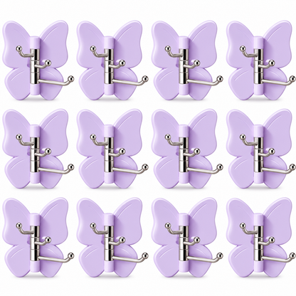 🦋 Buy 1 Get 1 Free 🎁 4-Piece Set of Rotating Butterfly-Shaped Hooks