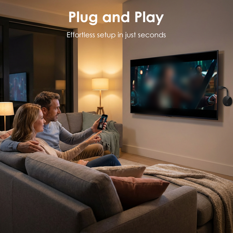 4K High Definition Wireless HDMI Adapter Fast Stable Screen Casting Anywhere
