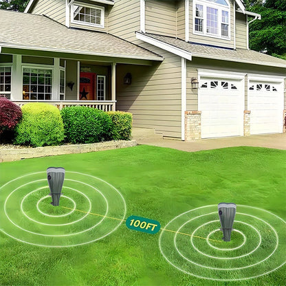 🌸Spring Sale 50% OFF🌸 Solar Powered Waterproof Screw Mole Repellent