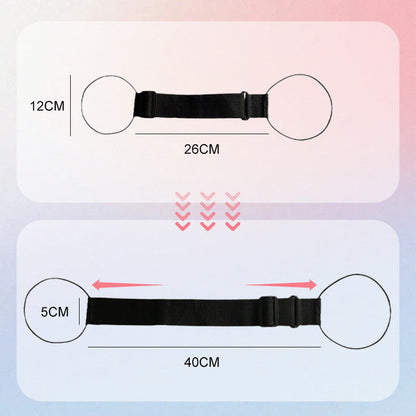 Elastic Luggage Strap – Your Hands Free While Traveling👜Attach your bag to your suitcase and walk effortlessly through the airport