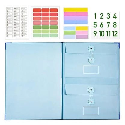 ✨Accordion File Organizer｜Store Passports, Birth Certificates & Important Papers