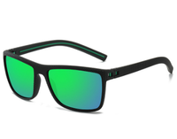 Green lenses + glasses case
