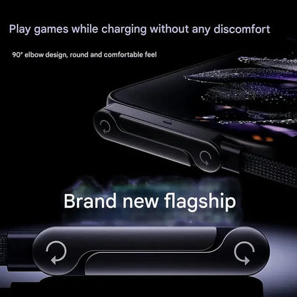 🔥Buy 1, Get 1 Free ⚡ 2-in-1 Invisible Holder Charger Cable - 240W Fast Charging Cord with Built-In Phone Stand