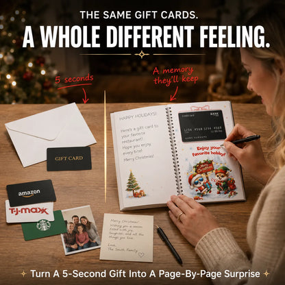 🎁 Buy One, Get One Free! – Get Ready for Christmas! 🎅 Christmas Gift Card Holder – A Perfect Christmas Gift for Family; Great for Holidays and Parties.