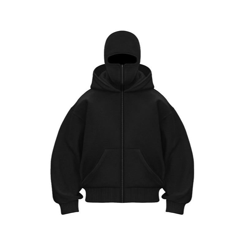 📢 Last Day Sale 56% OFF💥❄️Men’s Balaclava Zip Hoodie for Winter Sports Streetwear and Cold Weather Training