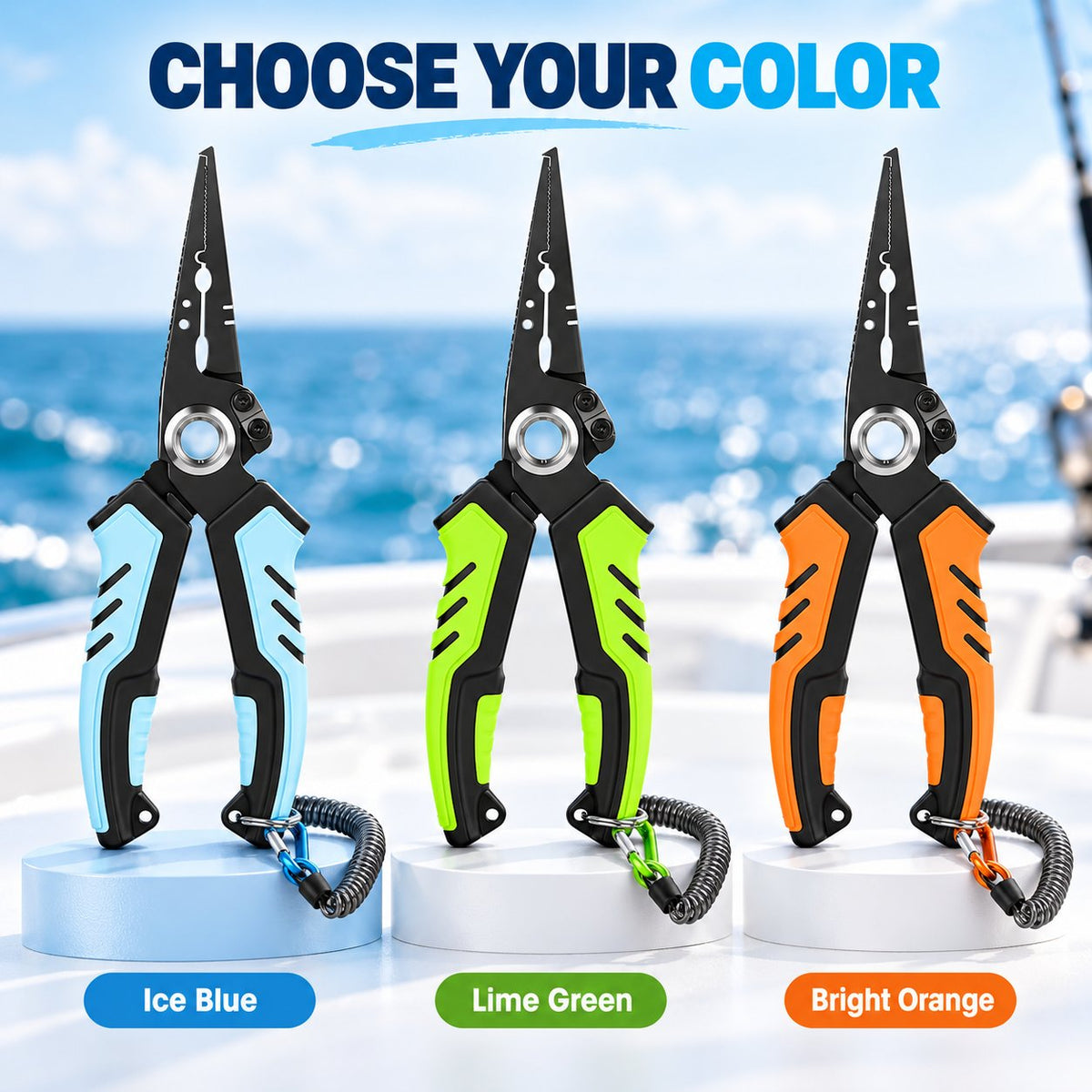 🎣 High-Strength Rust-Resistant Fishing Pliers