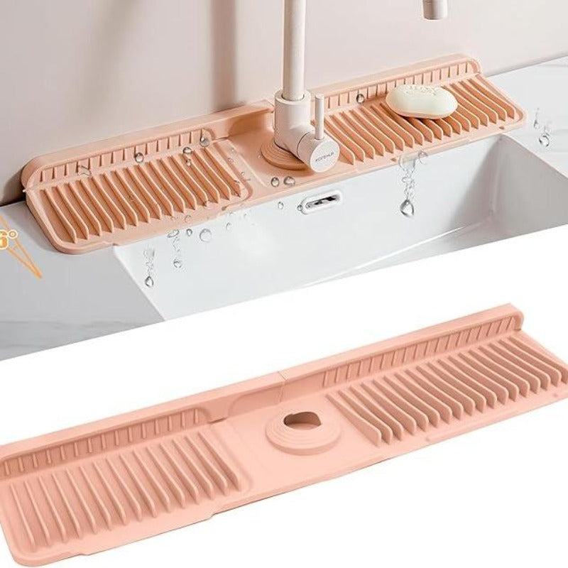 🔥 Limited-Time 50% Off 💧 Silicone Sink Faucet Draining Mat