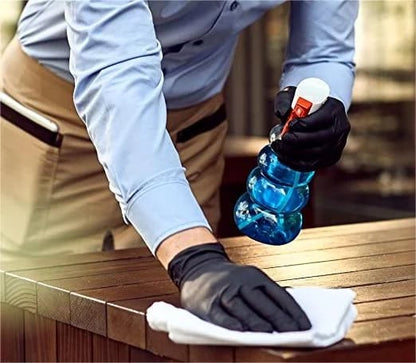 Disposable Black Nitrile Gloves Safety Tools For Household Cleaning(100 pcs)