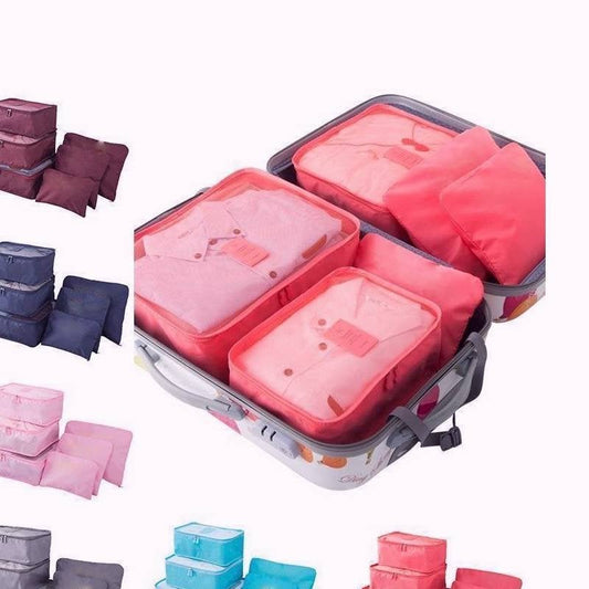 🎉✈6 pieces portable luggage packing cubes🧳