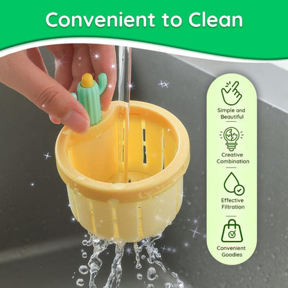 🔥No More Dirty Hands with This Hands-Free Kitchen Sink Strainer