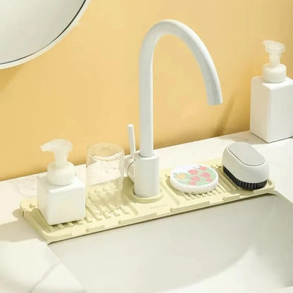 🔥Faucet Splash Guard & Sink Water Drainage Tray