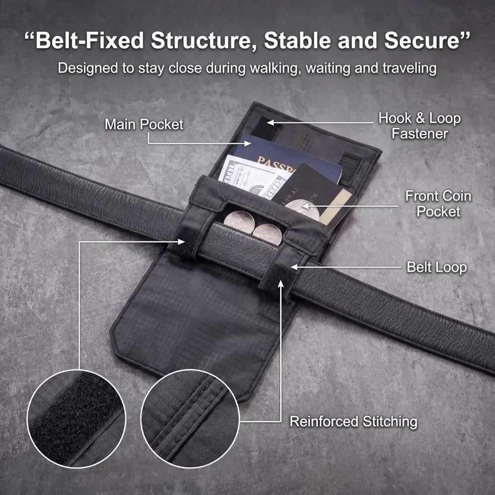 🔥Buy 1 Get 1 Free✨Concealed Anti Theft Travel Waist Bag Hidden Secure Fanny Pack