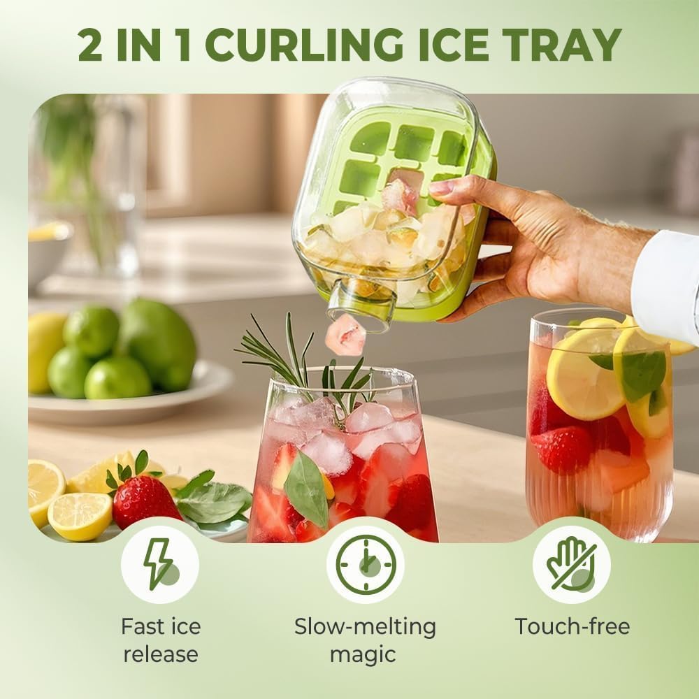 🧊2-in-1 Ice Cube Water Bottle – Make Ice Inside Your Bottle Anytime