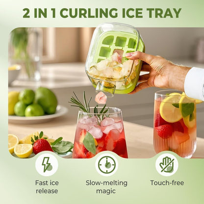 🧊2-in-1 Ice Cube Water Bottle – Make Ice Inside Your Bottle Anytime