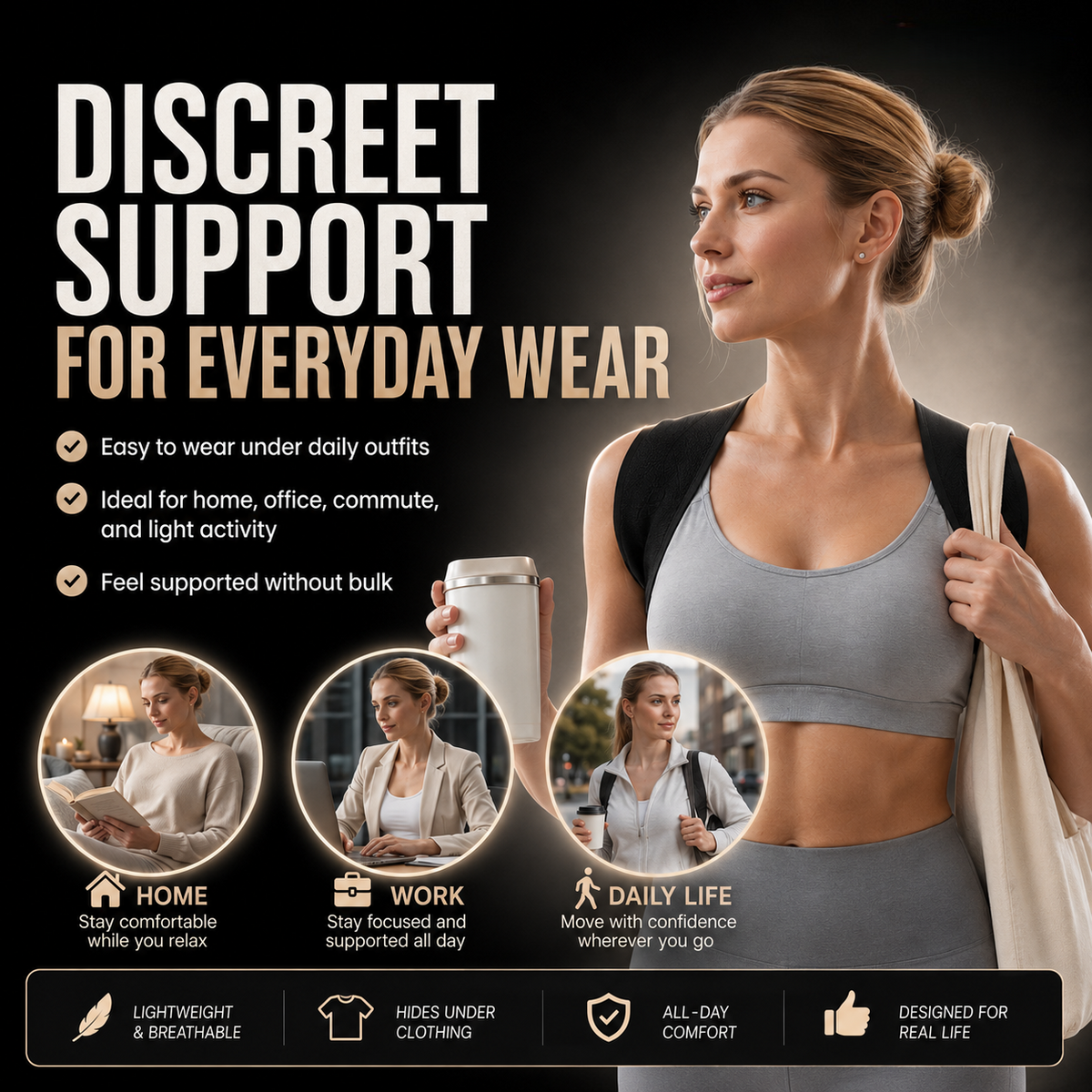 Posture Corrector Shoulder Brace – Open Shoulders, Stand Taller & Feel Confident✨-1