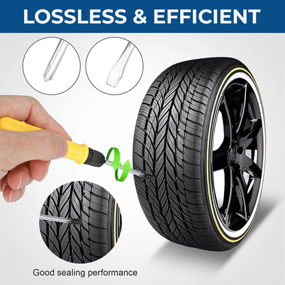 🚗Last Day 50% OFF 6O PCSSelf-Sealing Tire Repair RubberNails Kit with 2 Sizes