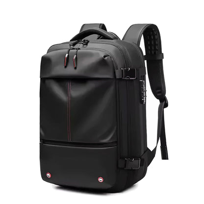 AirBag Backpack in black, front view