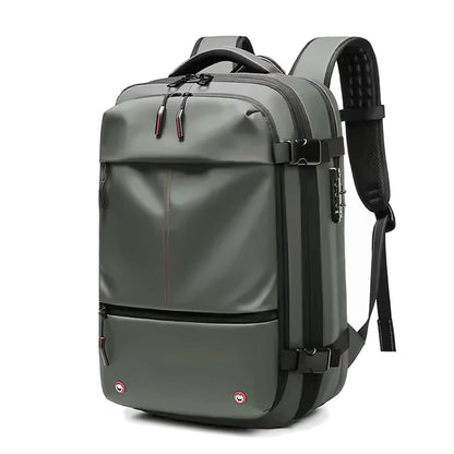 AirBag Backpack in green, front view