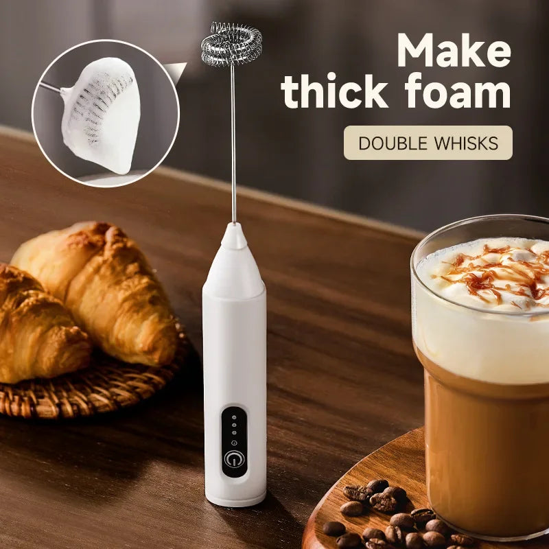 🛒 PRESS IT ONCE — AND ENJOY THICK, CREAMY CAFÉ-STYLE MILK FOAM IN SECONDS!