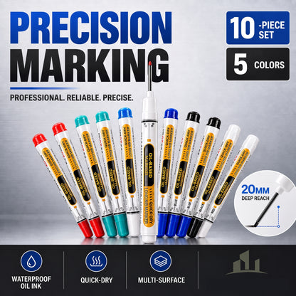 🔥2026 HOT SALE💞50K+ SOLD!✨Precision Tip Quick-Dry Oil-Based Marker Pen