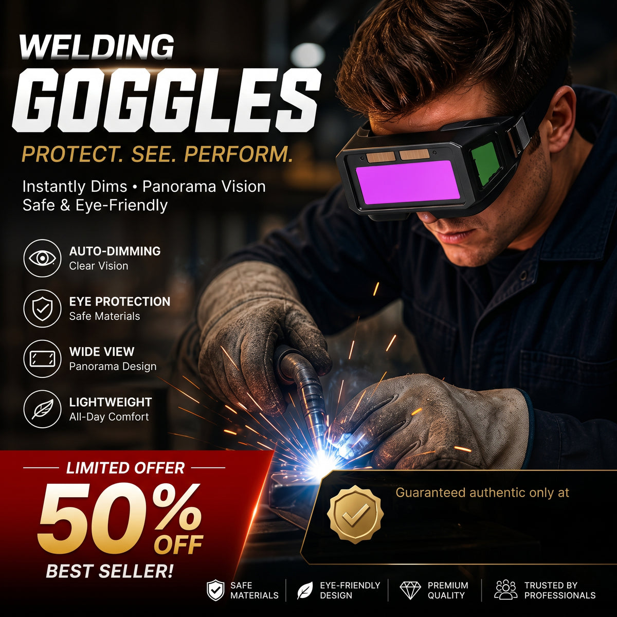 ⏳50% off today only⏰👀Professional Tools for Greater Safety & Convenience 🔥2026 New Burning Welding Eye Protection Glasses