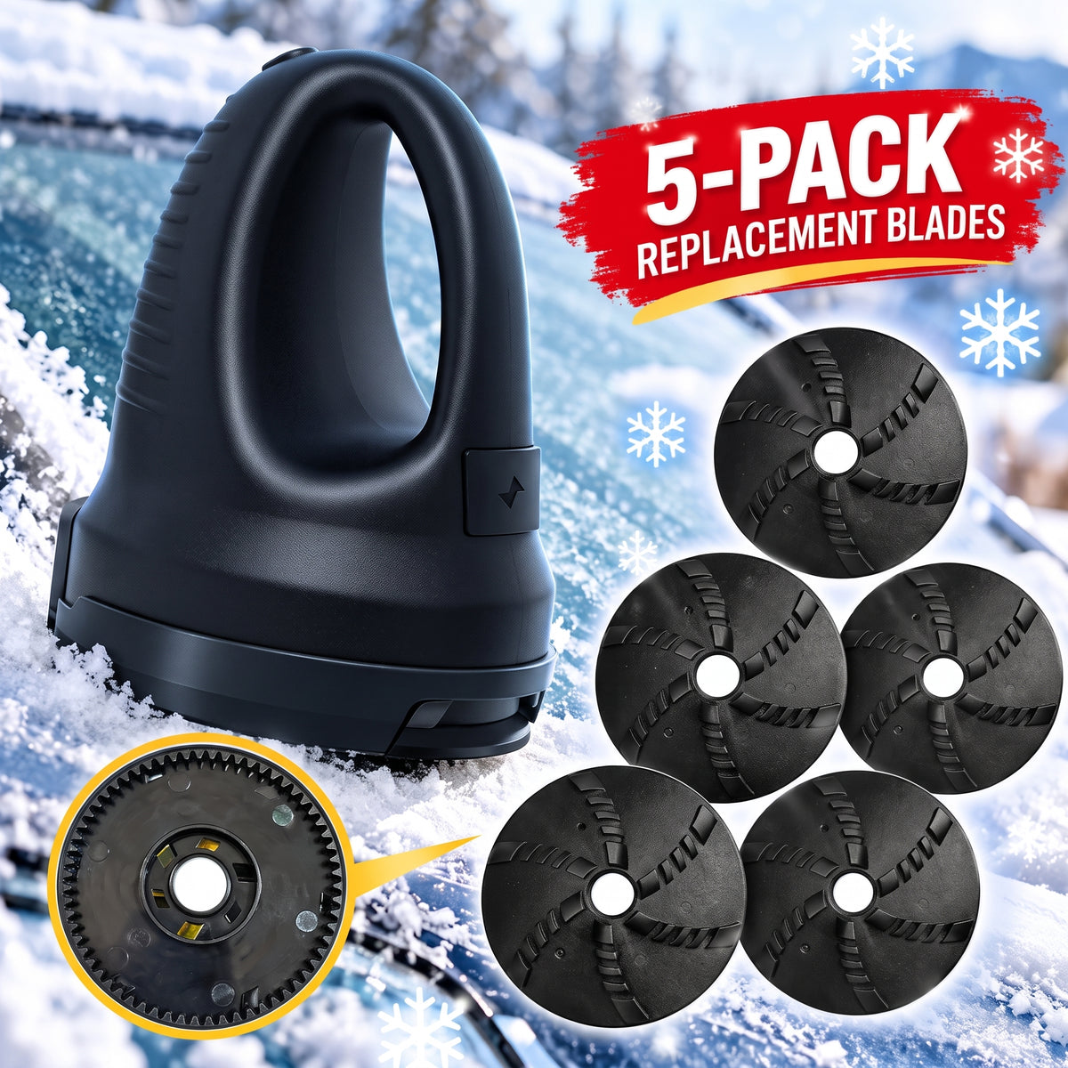 🔥50%OFF❄️🚗Cordless Electric Ice Scraper for Car Windows