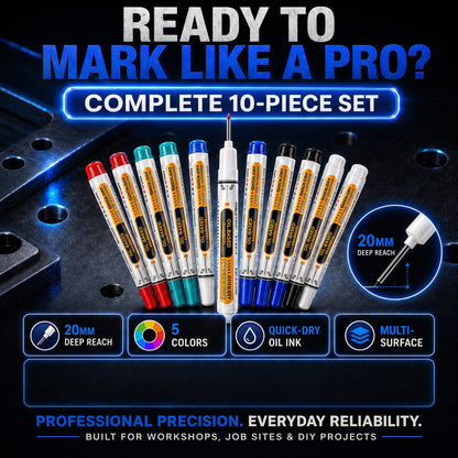 🔥2026 HOT SALE💞50K+ SOLD!✨Precision Tip Quick-Dry Oil-Based Marker Pen