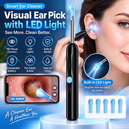 🔥Limited-time 50% off offer-Smart Visual Ear Cleaner with Mini Camera