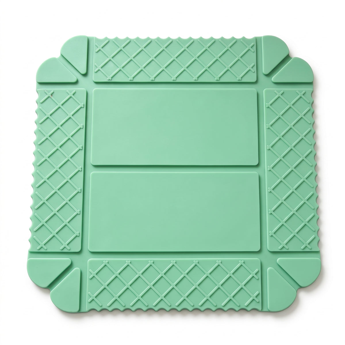 🍳🧲 Magnetic Silicone Heat-Resistant Mat – Transforms From A Flat Mat Into A Small Folding Tray.