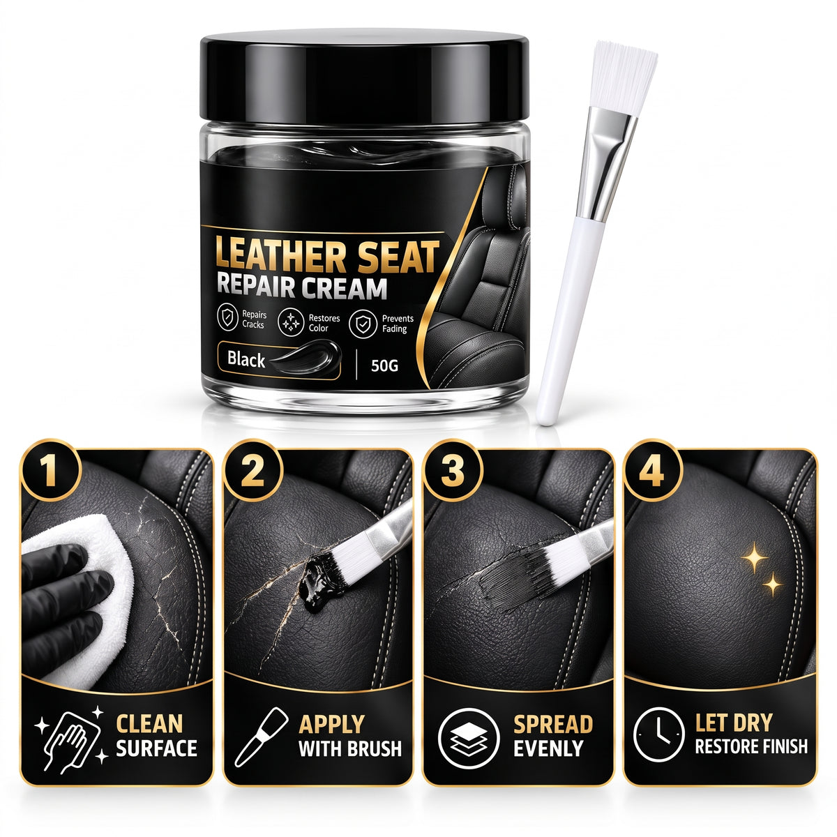 🛡️Buy 1 Get 1 Free – Leather Repair Paste For Recoloring And Restoration.